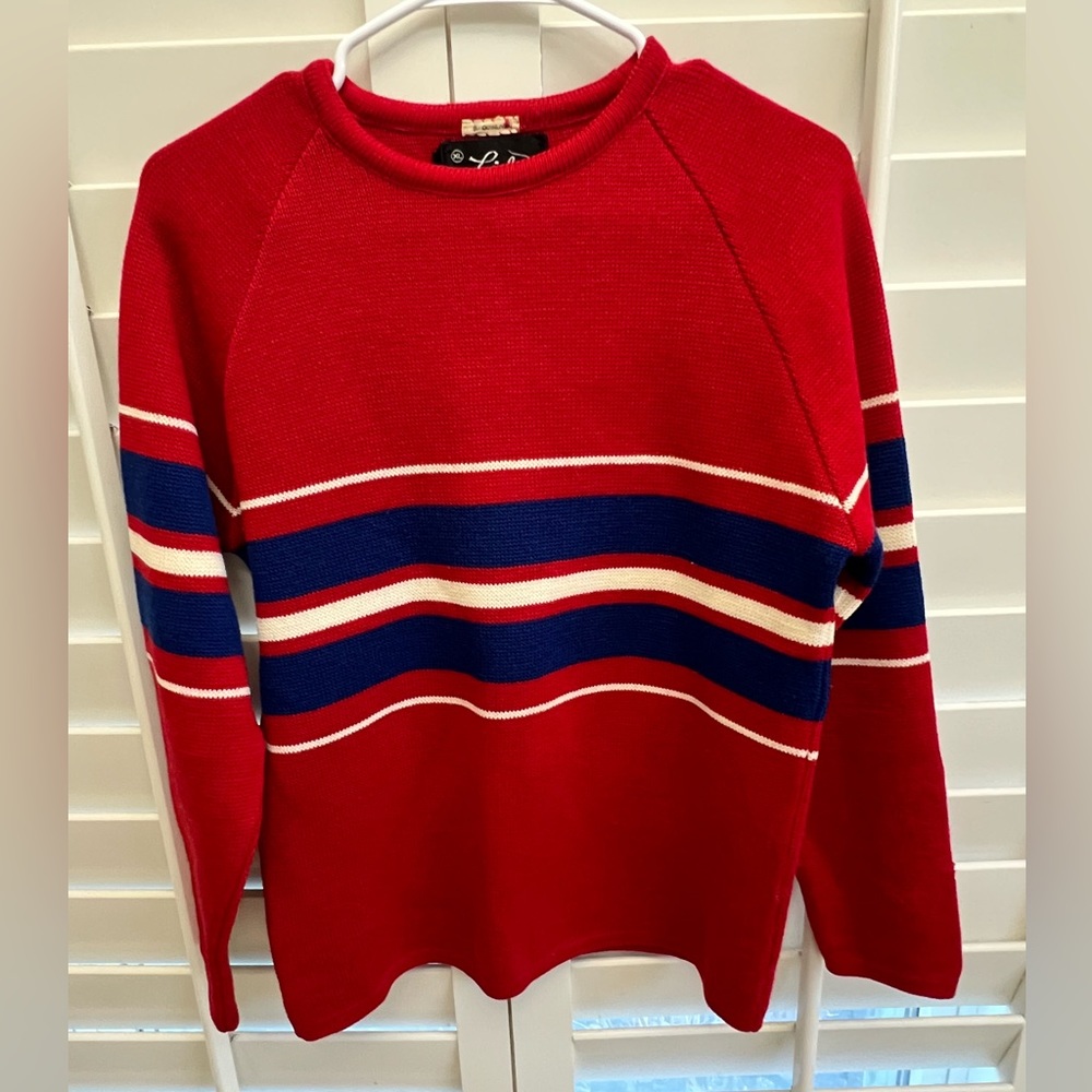Vintage 100% Wool Ski Sweater